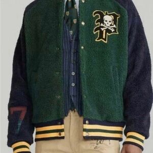 Men’s Polo Fleece Sherpa Varsity Jacket by Polo Ralph Lauren (Limited Edition)